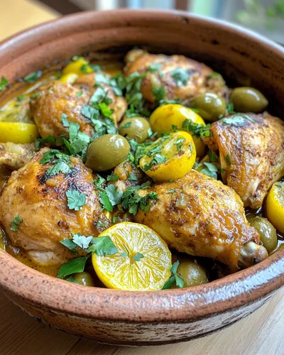 Receta auténtica de tagine de pollo marroquí