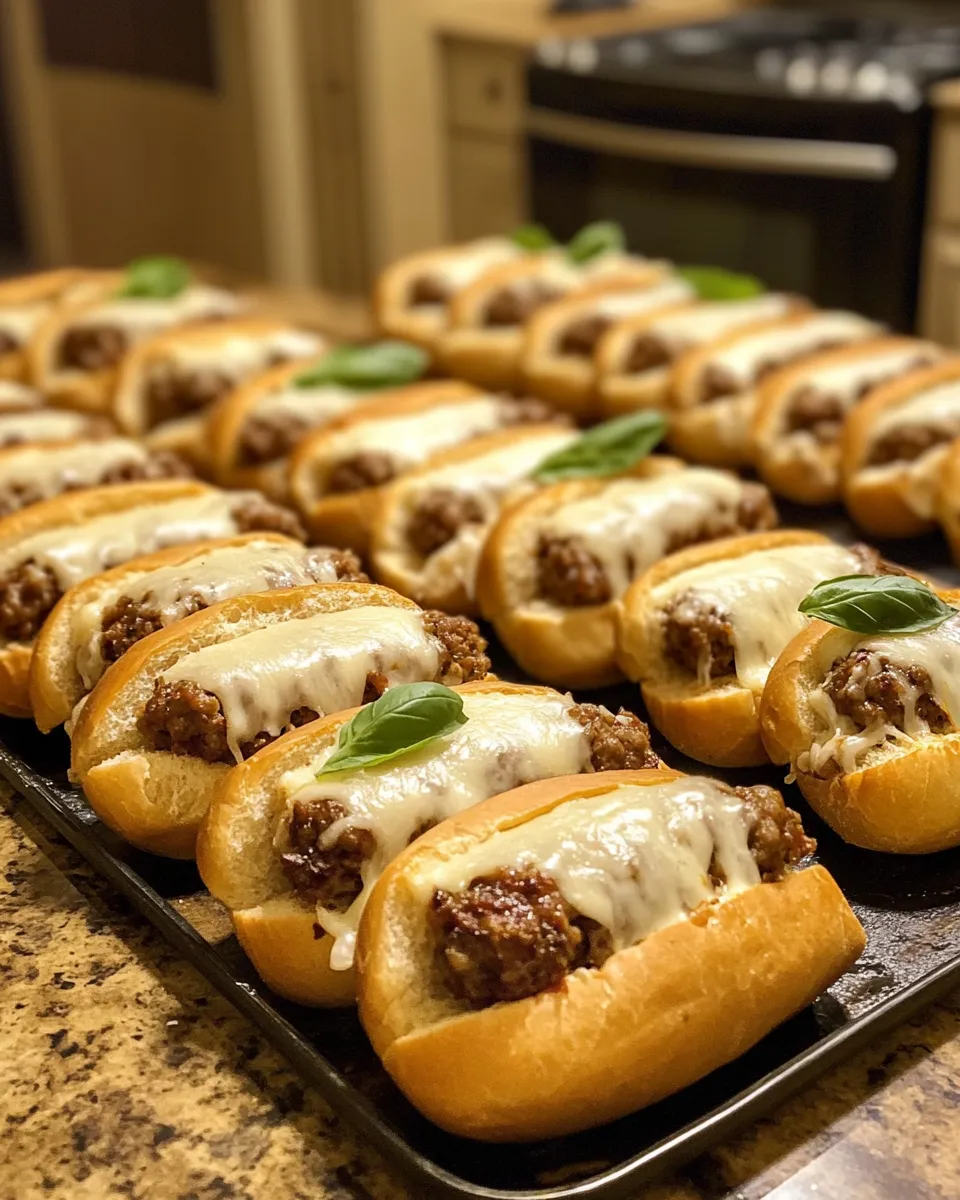 Sándwiches de Albóndigas Definitivos