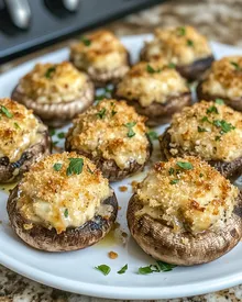 Champiñones Rellenos Deliciosos con Queso Crema