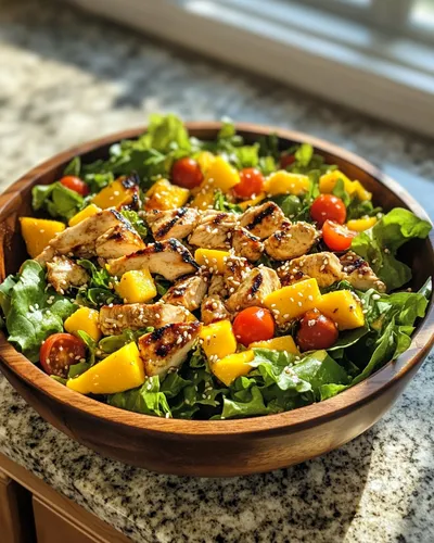 Ensalada de Pollo con Mango Deliciosa