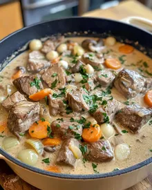 Blanquette de Veau Francesa Clásica: Un Delicioso Consuelo