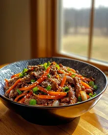 Bulgogi de carne picante y ardiente