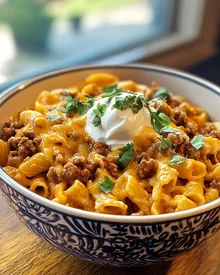 Deliciosa Pasta con Taco y Queso